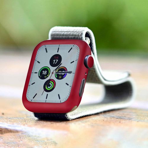 Apple_Watch 5 (40mm)_Matte_Warm_Red_4